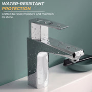 Plantex Pillar Tap for Wash Basin with Teflon Tape/Tap for Wash Basin/Water Tap-Chrome (Celesiya-1243)