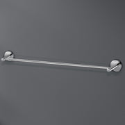 Plantex Smero Pure Brass Towel Hanger for Bathroom/Single Towel Rod/Towel Bar/Bathroom Accessories - Circle (24 Inch-Chrome)