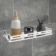 Plantex Stainless Steel Shelf for Bathroom/Kitchen Rack/Wall Mounted Bathroom Shelf/Bathroom Organiser (15x5 inches, Chrome)
