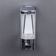 Plantex ABS Plastic Liquid Soap Dispenser/Shampoo Dispenser for Kitchen/Washbasin/Hand Wash Dispenser/Bathroom Accessories - Chrome