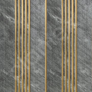 Plantex 3D Charcoal Wall Panels/Pack of 5 Louvers (1x8 Ft Each) /Decorative Panels for Interior Walls/40 Sq. Ft Coverage(WD-2209-Textured Grey & Gold)