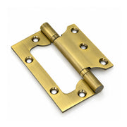 Plantex Stainless Steel Butterfly Hinges for Door/4 Inch x 14 Gauge Hinge/2.5 mm Door Hinge for Home/Office/Hotel/Non-Mortise Hinges - Pack of 1 (Brass Antique)