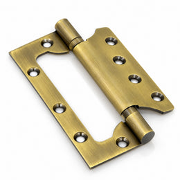 Plantex Butterfly Hinges for Door/Stainless Steel Door Hinges/5 Inch x 14 Gauge Hinge/2.5 mm Hinges for Home/Office/Hotel/Non-Mortise Hinge - Pack of 1 (Brass Antique)
