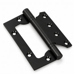 Plantex Butterfly Hinges for Door/Stainless Steel Door Hinges/5 Inch x 14 Gauge Hinge/2.5 mm Hinges for Home/Office/Hotel/Non-Mortise Hinge - Pack of 1 (Black)