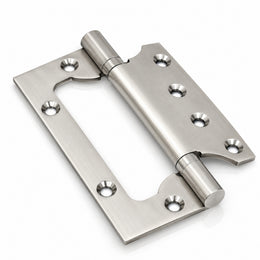 Plantex Butterfly Hinges for Door/Stainless Steel Door Hinges/5 Inch x 14 Gauge Hinge/2.5 mm Hinges for Home/Office/Hotel/Non-Mortise Hinge - Pack of 1 (Chrome)