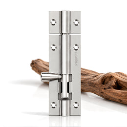 Plantex Stainless Steel Tower Bolt/Tower Bolt for Home,Offices Doors and Windows/Tower Bolt for Main Door/Door Latch/Kundi/Chitakini/Door Latch for Windows - Pack of 1 (Chrome-Silver, 4 inch)