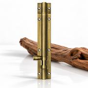 Plantex Stainless Steel 8-inch Tower Bolt/Tower Bolt for Home,Offices Doors and Windows/Tower Bolt for Main Door/Wardrobe Door Latch/Kundi/Chitakini/Door Latch for Windows - Brass Antique (Pack of 1)