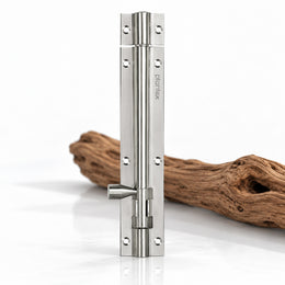 Plantex Stainless Steel Tower Bolt/8 Inch Tower Bolt for Home,Offices Doors and Windows/Tower Bolt for Main Door/Door Latch/Kundi/Chitakini/Door Latch for Windows - Pack of 1 (Matt)