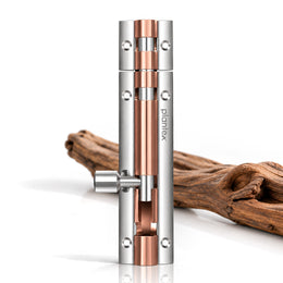 Plantex Stainless Steel 4 inch Tower Bolt/Tower Bolt for Home,Offices Doors and Windows/Tower Bolt for Main Door/Door Latch/Kundi/Chitakini/Door Latch for Windows (Rose Gold & Chrome, Pack of 1)
