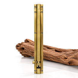 Plantex Stainless Steel Tower Bolt 12 inch/Tower Bolt for Home,Offices Doors and Windows/Tower Bolt for Main Door/Door Latch/Kundi/Chitakini/Door Latch for Windows - Pack of 1 (Brass Finish)