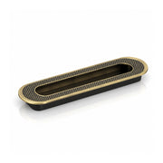 Plantex Sliding Door Handle/Concealed Handle for Sliding Door/160mm Concealed Handle for Wardrobe/Kitchen Cabinet - Pack of 1 (Brass Antique)