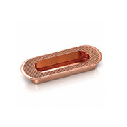 Plantex Sliding Door Handle/Concealed Handle for Sliding Door/96mm Concealed Handle for Wardrobe/Kitchen Cabinet - Pack of 1 (Rose Gold)