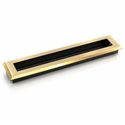 Plantex Sliding Door Handle/Concealed Handle for Sliding Door/224mm Concealed Handle for Wardrobe/Kitchen Cabinet - Pack of 1 (Brass Antique)