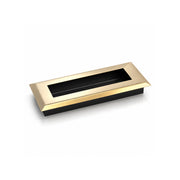 Plantex Sliding Door Handle/Concealed Handle for Sliding Door/96mm Concealed Handle for Wardrobe/Kitchen Cabinet - Pack of 1 (Brass Antique)