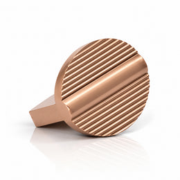 Plantex Knobs for Drawers/Round Drawer Knobs for Cabinets/Pull-Push Knob for Kitchen/Bedroom/Drawer - Pack of 1 (Rose Gold)