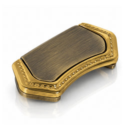 Plantex Drawer Kadi/3 Inch Chest Handle for Drawer/Rectangular Cabinet Kadi/Pull-Push Kadi for Home/Office Drawer - Pack of 1 (DTK-296, Brass Antique & Gold)
