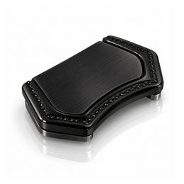 Plantex Drawer Kadi/3 Inch Chest Handle for Drawer/Rectangular Cabinet Kadi/Pull-Push Kadi for Home/Office Drawer - Pack of 1 (DTK-296, Black)