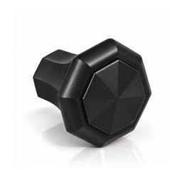 Plantex Knobs for Drawer/Octagon Shape Drawer Knobs/Knobs for Cabinets/Pull-Push Knobs for Kitchen/Bedroom Drawer - Pack of 1 (DTK-302, Black)