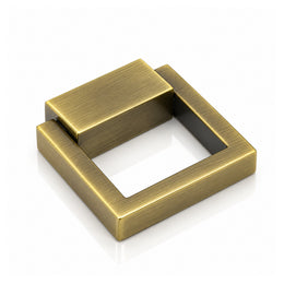 Plantex Drawer Kadi/2 Inch Chest Handle for Drawer/Square Cabinet Kadi/Pull-Push Small Kadi for Home/Office Drawer - Pack of 1 (SH-358, Brass Antique)