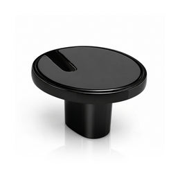 Plantex Knobs for Drawers/Drawer Knobs/Round Knob for Cabinets/Pull-Push Knob for Kitchen/Bedroom/Drawer - Pack of 1 (SH-433, DC-Black & Z-Black)