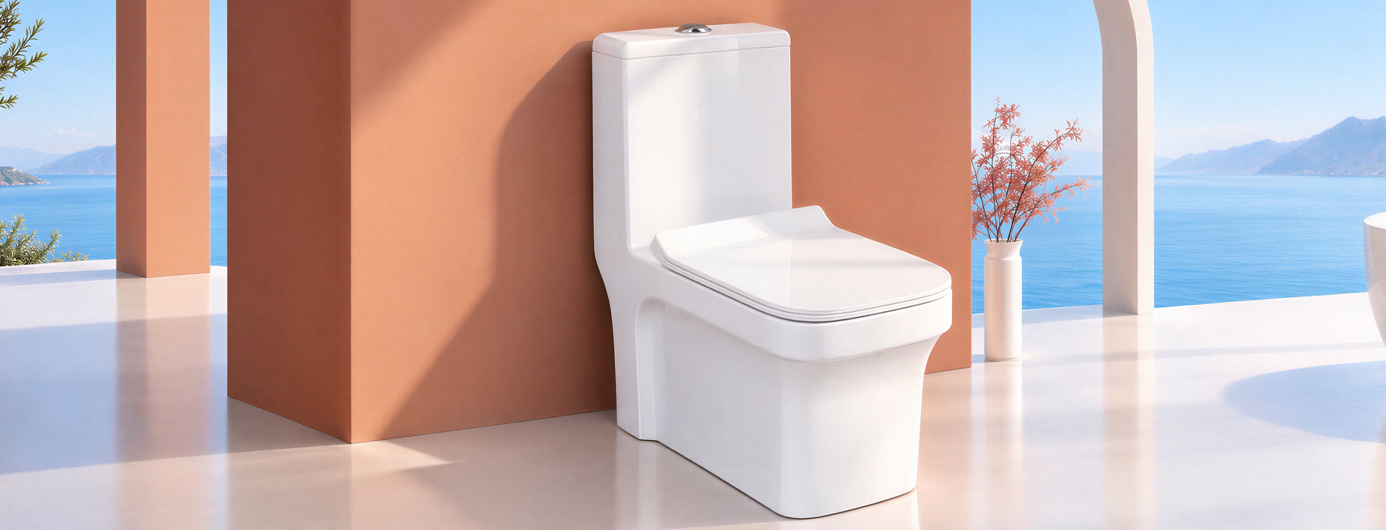 Floor Mounted Commode