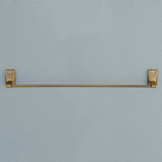 Plantex 304 Grade Stainless Steel Single Towel Rod/Towel Hanger for Bathroom/Hand Towel Holder/Bathroom Accessories - Crystal (Brass Antique)