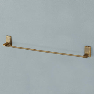 Plantex 304 Grade Stainless Steel Single Towel Rod/Towel Hanger for Bathroom/Hand Towel Holder/Bathroom Accessories - Crystal (Brass Antique)