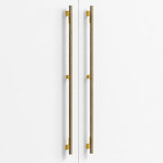 Plantex Aluminium Cabinet Handle/900mm Wardrobe Handle for Home/Cupboard Door Pull-Push Handles for Office - Pack of 2 (DTC-5580, Brass Antique & Gold)