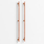 Plantex Aluminium Cabinet Handle/900mm Wardrobe Handle for Home/Cupboard Door Pull-Push Handles for Office - Pack of 2 (DTC-5580, Rose Gold)