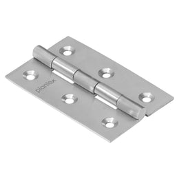 Plantex Stainless Steel Door Hinges 3 inch x 16 Gauge/1.5 mm Thickness Home/Office/Hotel for Main Door/Wooden/Bedroom/Kitchen/Kabza - Pack of 1 (Satin Matt)