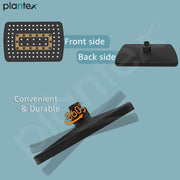 Plantex ABS Plastic Shower Head With Hand Shower/Overhead Combo For Bathroom- Matte Black Finish