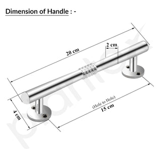 Plantex pull-push door handle - stylish interior solution