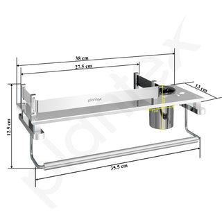 Plantex multipurpose shelf - perfect for living room storage