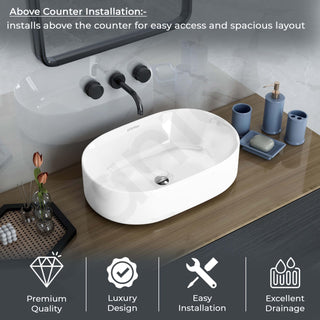 Plantex ceramic basin - versatile installation for hotels