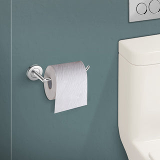 Plantex round toilet paper holder - bathroom installation