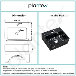 Plantex ceramic wash basin - Elegant bathroom fixture
