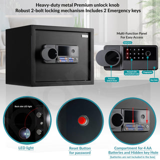 Plantex biometric safe - office use