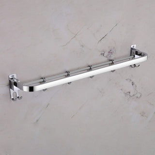 Plantex folding towel rack - organizing bathroom towels