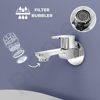Plantex long body bib cock tap - bathroom upgrade
