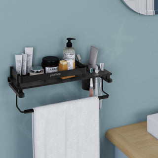 Plantex stainless steel bathroom shelf - Easy to mount on walls