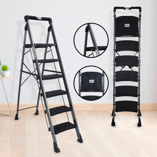 Plantex Hulk 6 Step Ladder - Shock-resistant design