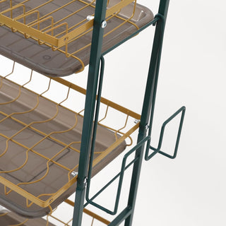 Plantex 3-layer dish rack - efficient drying for dishes