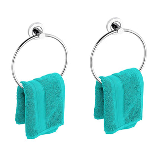 Plantex towel rings - chrome finish for contemporary decor