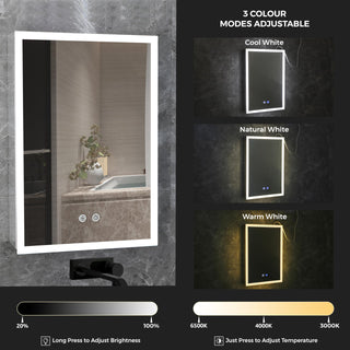 Plantex bathroom cabinet with defogger - convenience redefined
