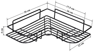 Plantex self-adhesive shelf - easy installation bathroom shelf