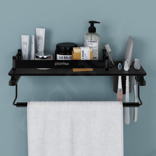 Plantex stainless steel bathroom shelf - Living room display
