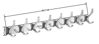 Plantex Aluminium Cloth Hanger - Key storage