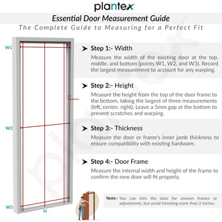 Plantex WPC Door - Modern kitchen entryway