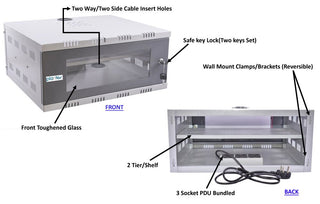 Plantex Metal Cabinet - Secure storage for CCTV devices