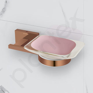 Plantex soap holder in rose gold - kitchen utility